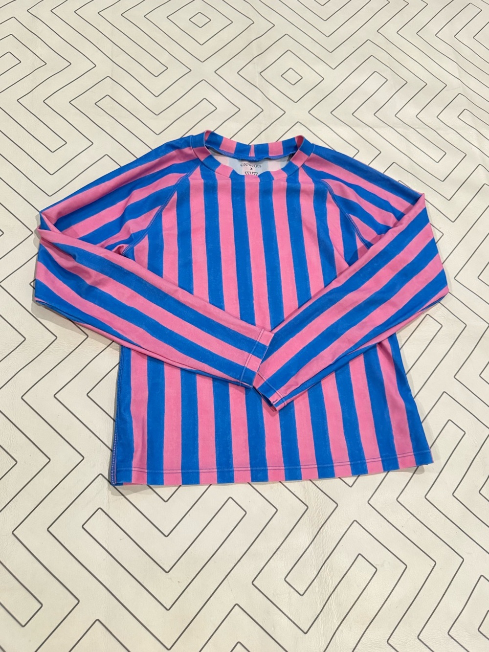 Crewcuts x SZ Blockprints Striped Rashguard